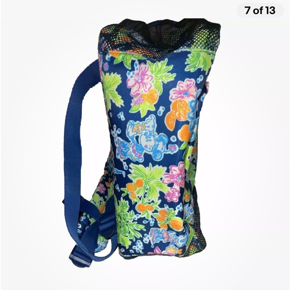 NWT Disney x Lilly Pulitzer Mickey and Minnie Mouse cinderella castle backpack - Picture 5 of 15